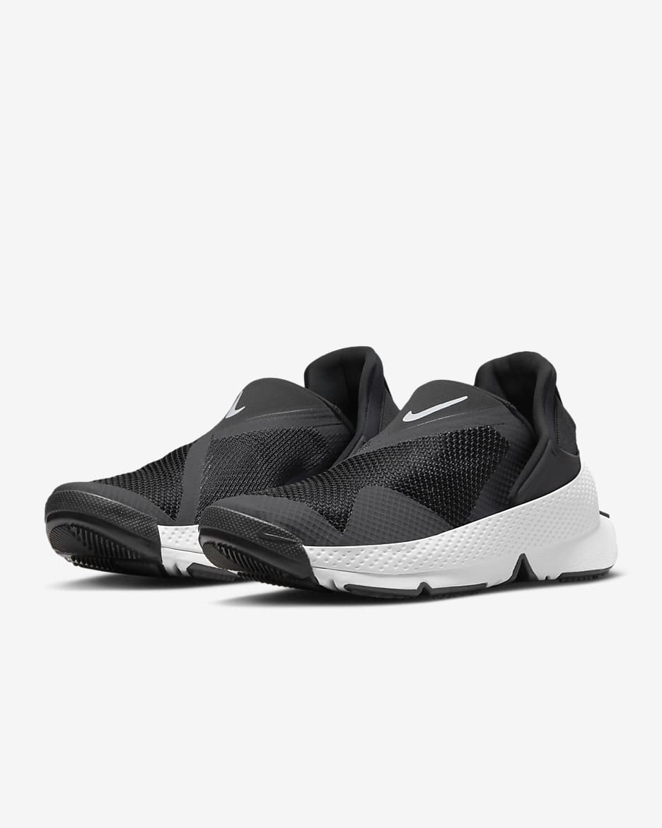 Black nike easy run top off white best sale